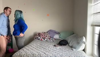 profesor dandole clase de soxo a su alumna de porno